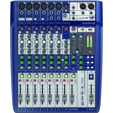 Mezcladora Soundcraft 10 Canales C/efectos Lexicon, Signature 10